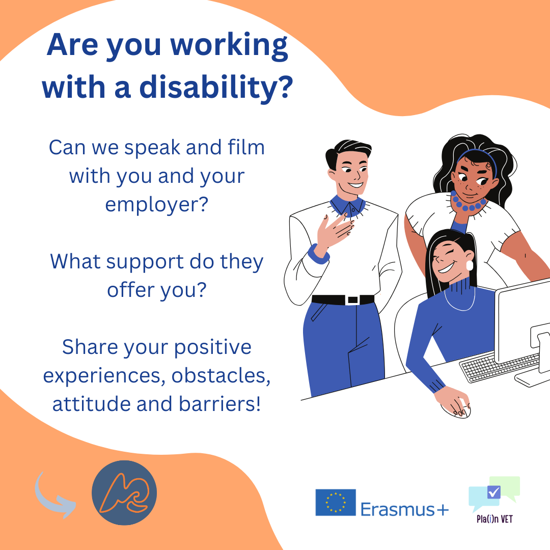 Are you working with a disability?