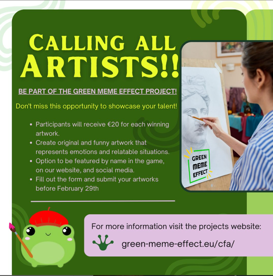 Looking for Artists – Green Meme Effect Project