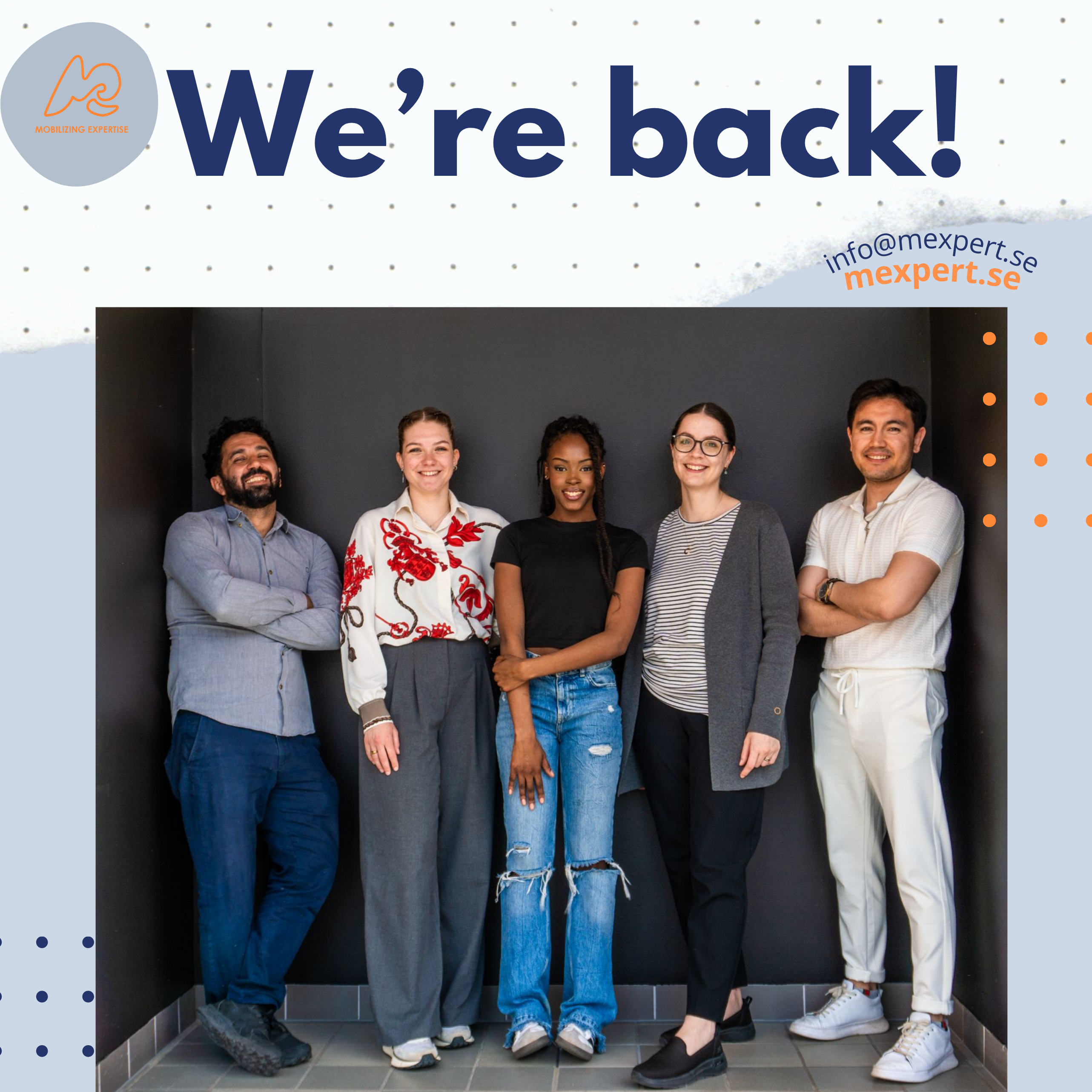 Welcome Back to a New Season at Mobilizing Expertise!